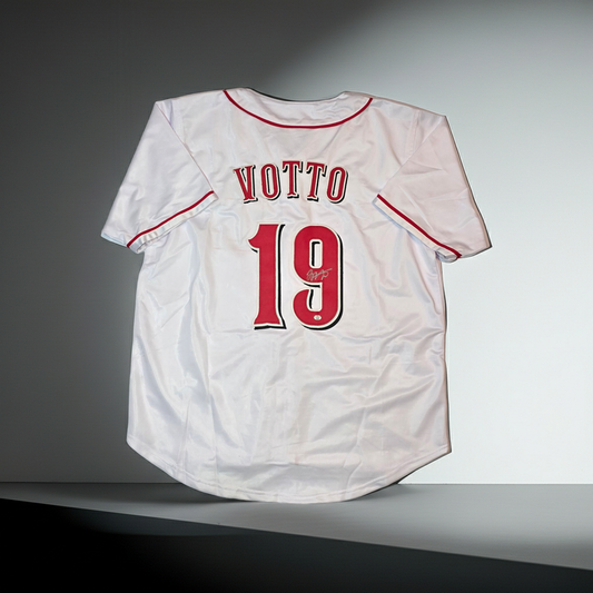 Joey Votto of the Cincinnati Reds autographed baseball jersey COA
