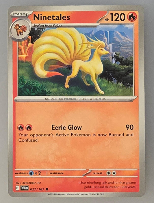 Ninetales Pokémon card Twilight Masquerade