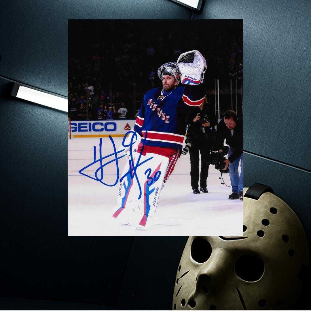 Henrik Lundqvist New York Rangers Signed Photo Reprint – 8x10 Art Print