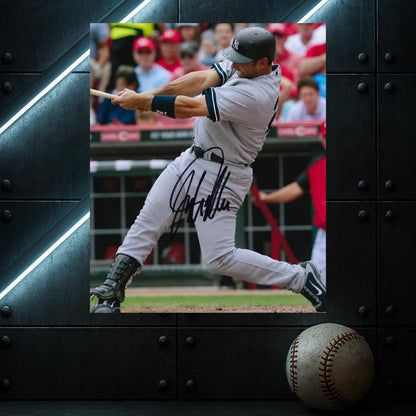 Jorge Posada New York Yankees signature-style photo reprint – 8x10 Art Print