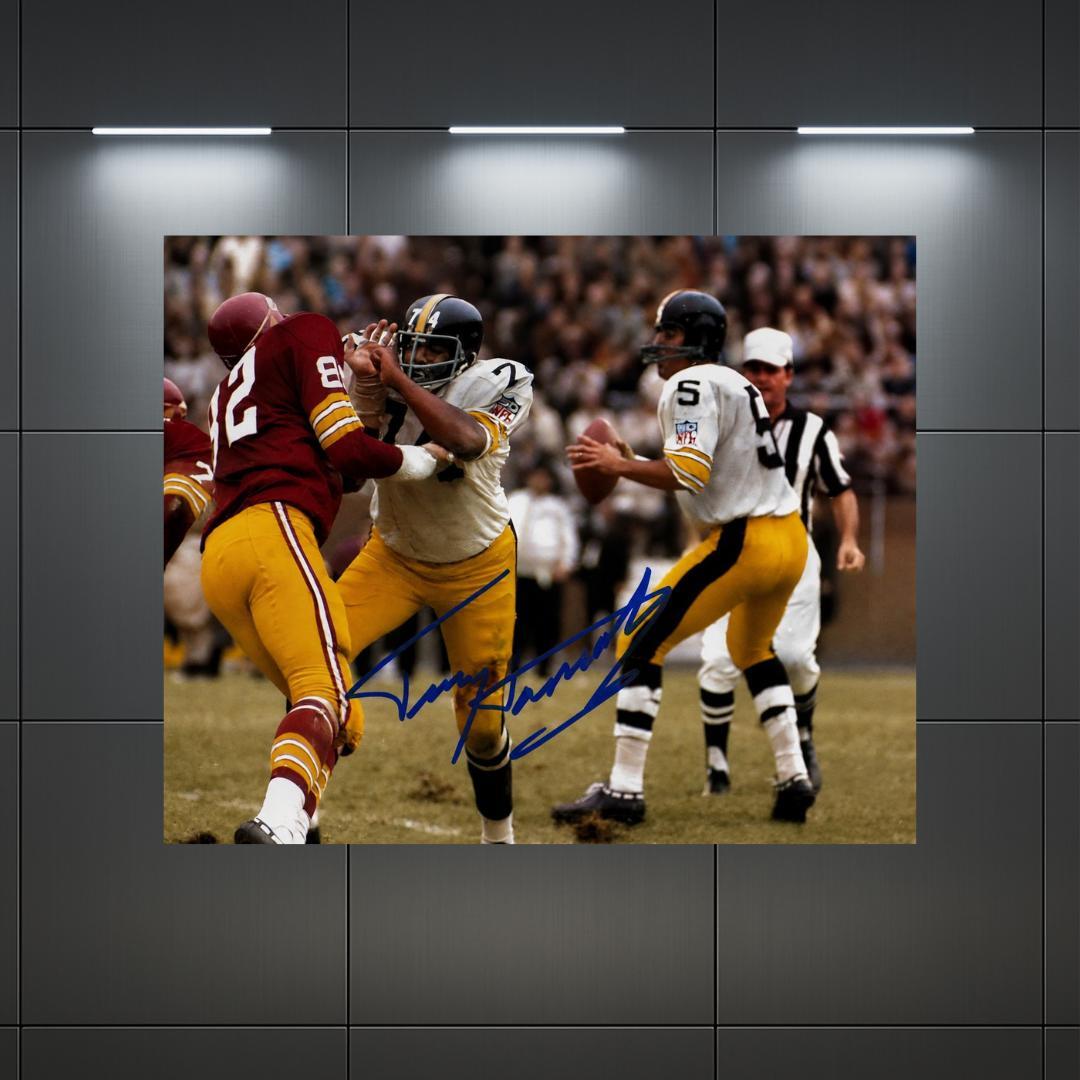 Terry Hanratty Pittsburgh Steelers Signed Photo Print Autograph Wall Art