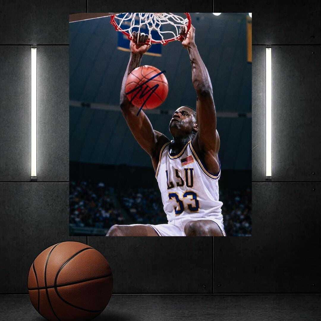 Shaquille O'Neal Signed 8X10 Photo LSU Print Autograph Wall Art