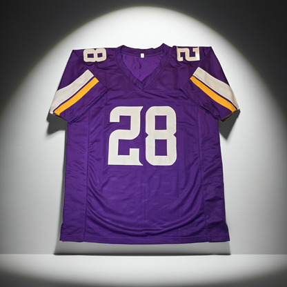 Adrian Peterson Minnesota Vikings Autographed Football Jersey With Coa