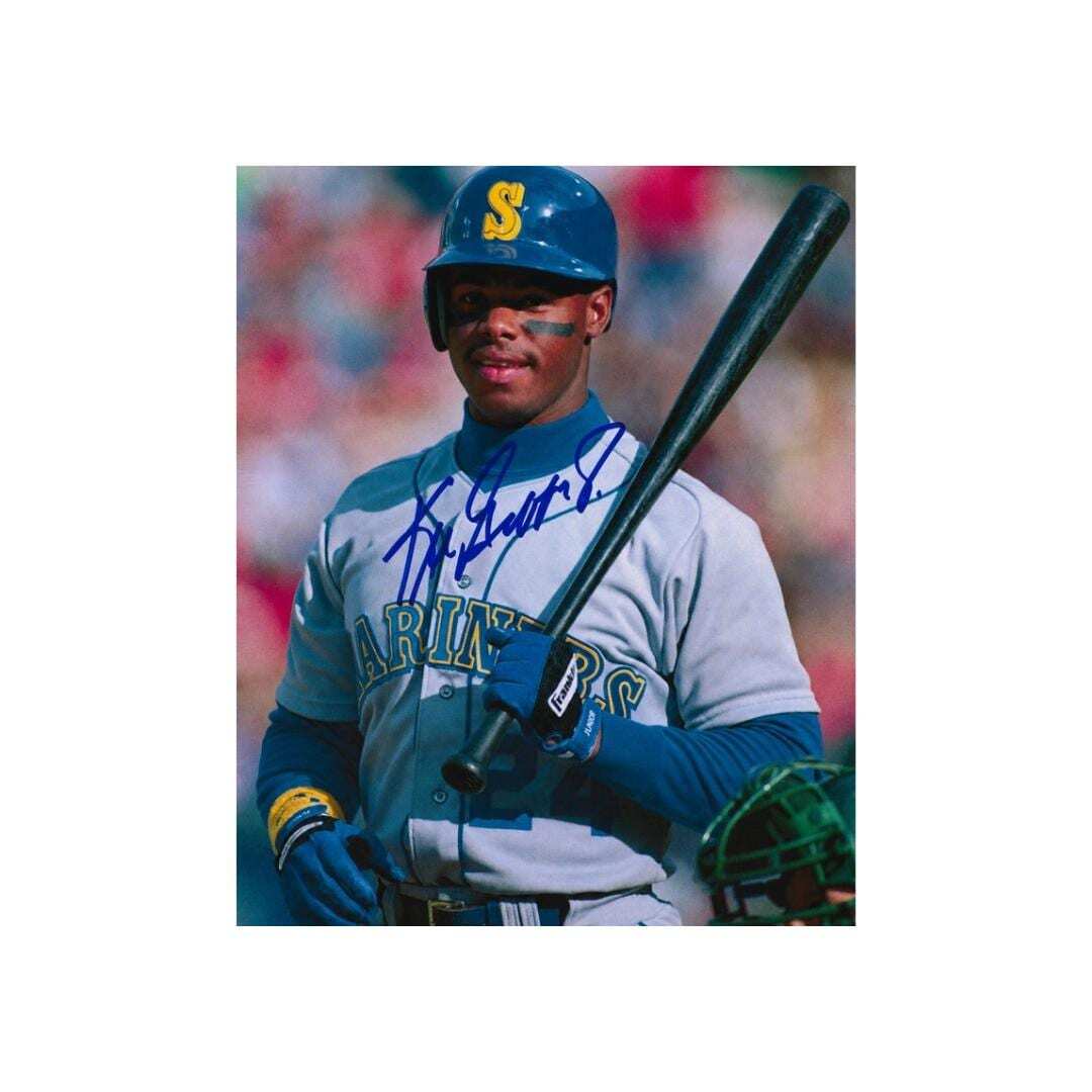Ken Griffey Jr Seattle Mariners Signed Photo Print Autograph Wall Art