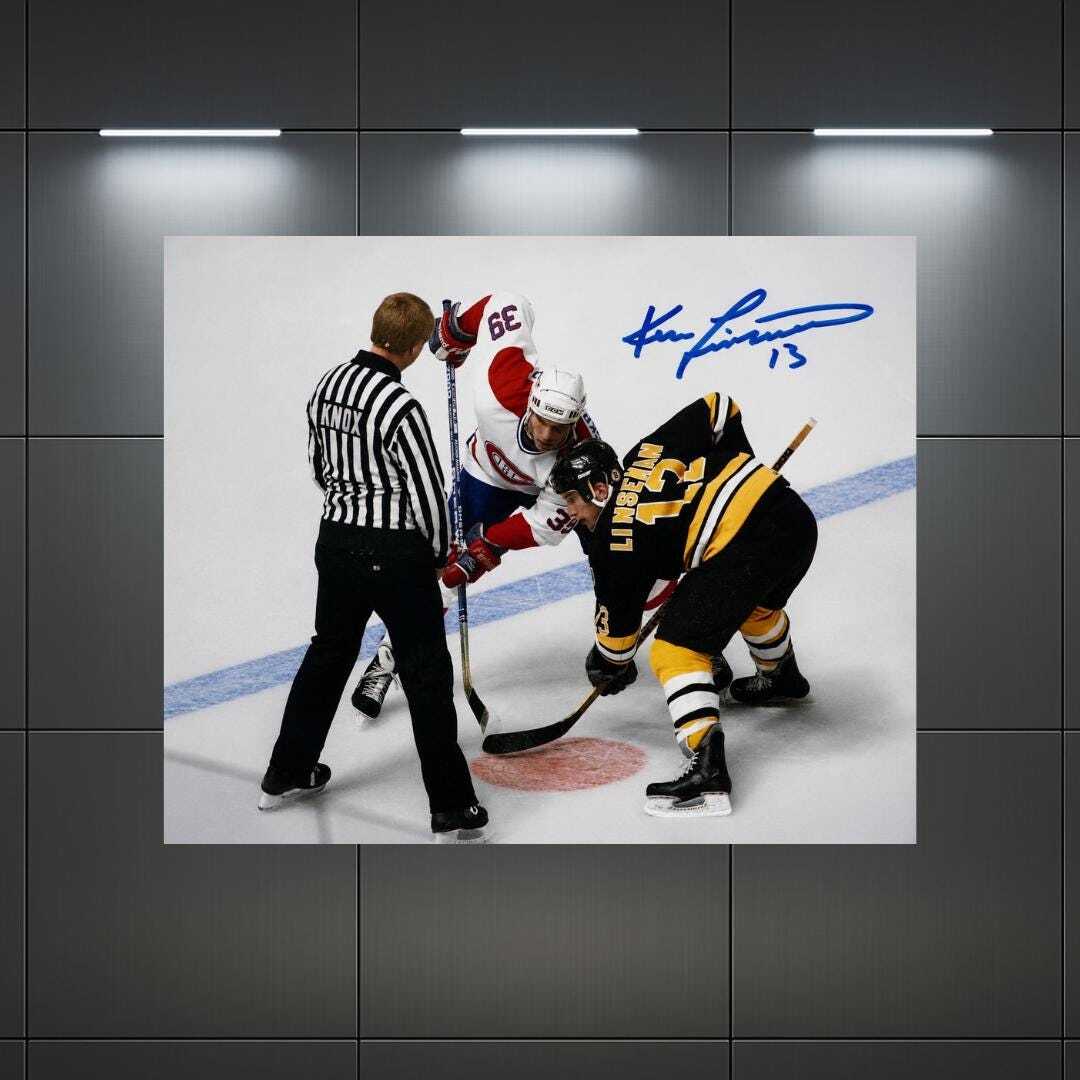 Ken Linseman Boston Bruins Signed Photo Reprint – 8x10 Art Print