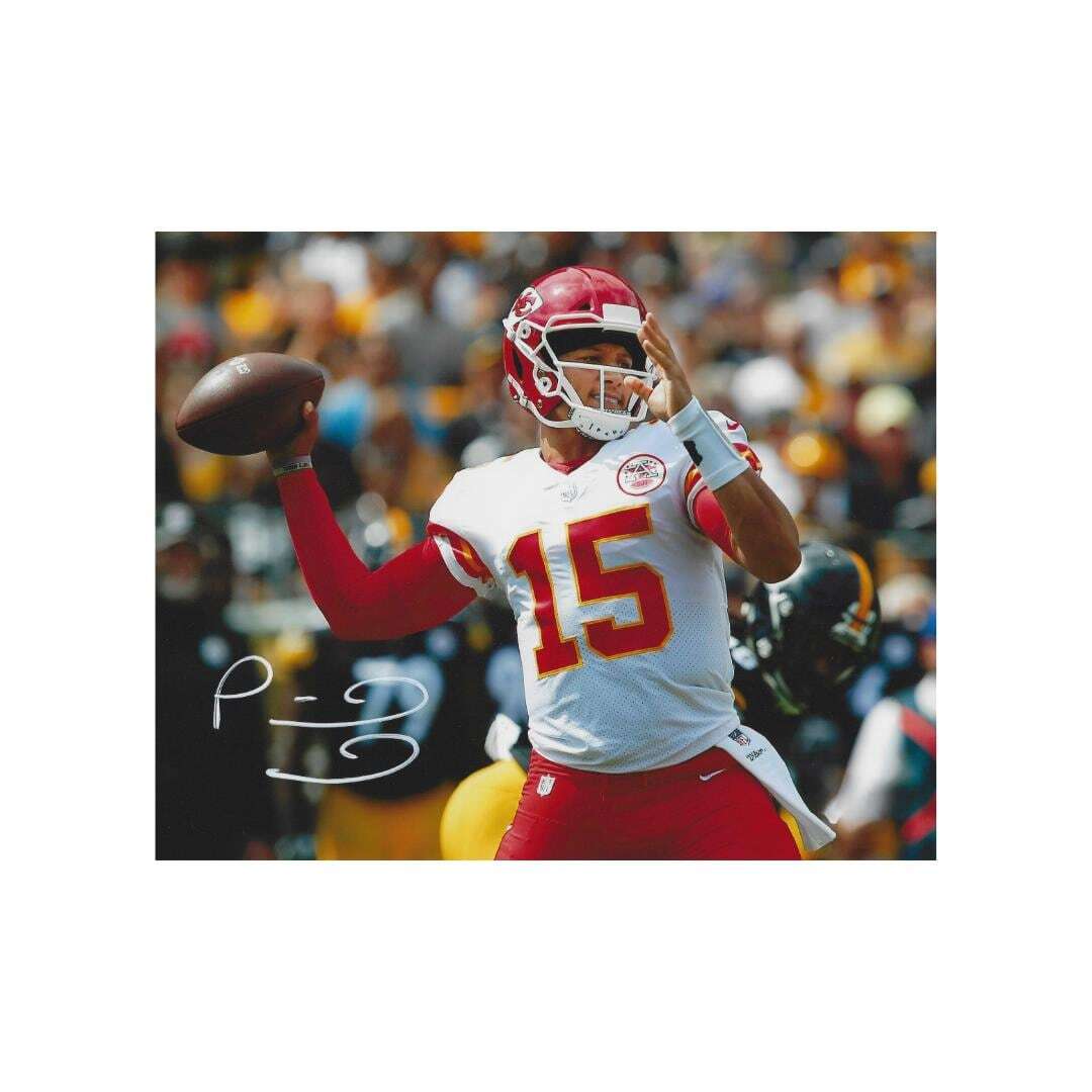 Patrick Mahomes Kansas City Chiefs Signed Photo Print Autograph Wall Art #2