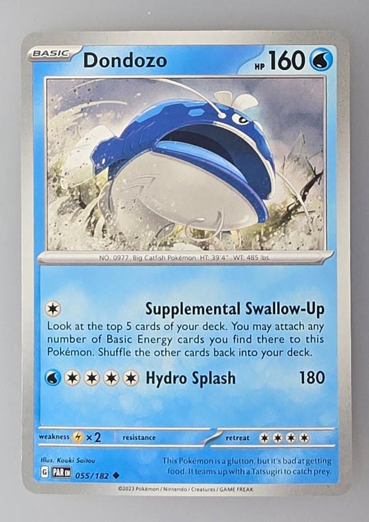 Dondozo Pokémon card from the Paradox Rift expansion