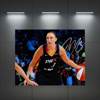 Diana Taurasi Phoenix Mercury printed signature-style 8x10 photo art reprint, product image 3 of 3; not hand-autographed
