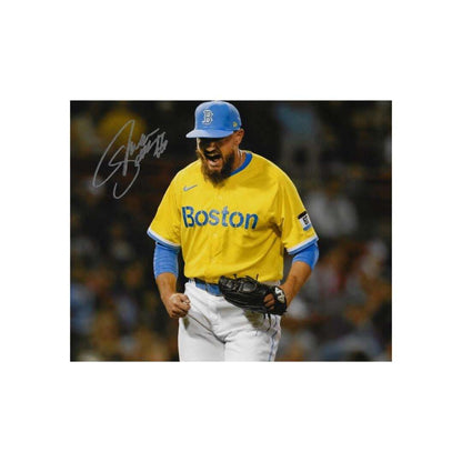 John Schreiber Boston Red Sox printed signature-style 8x10 photo art reprint, product image 2 of 3; not hand-autographed