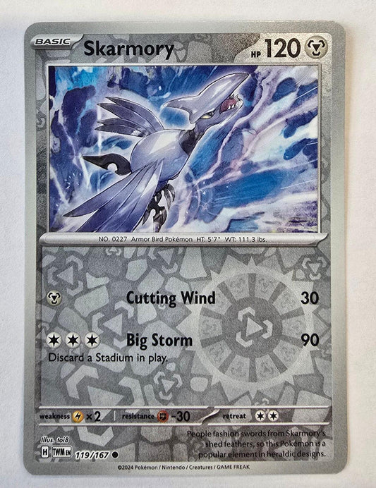 Skarmory Pokémon Twilight Masquerade Reverse