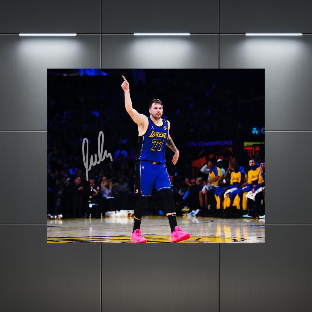 Luka Doncic Los Angeles Lakers Signed 8X10 Photo Print Autograph Wall Art