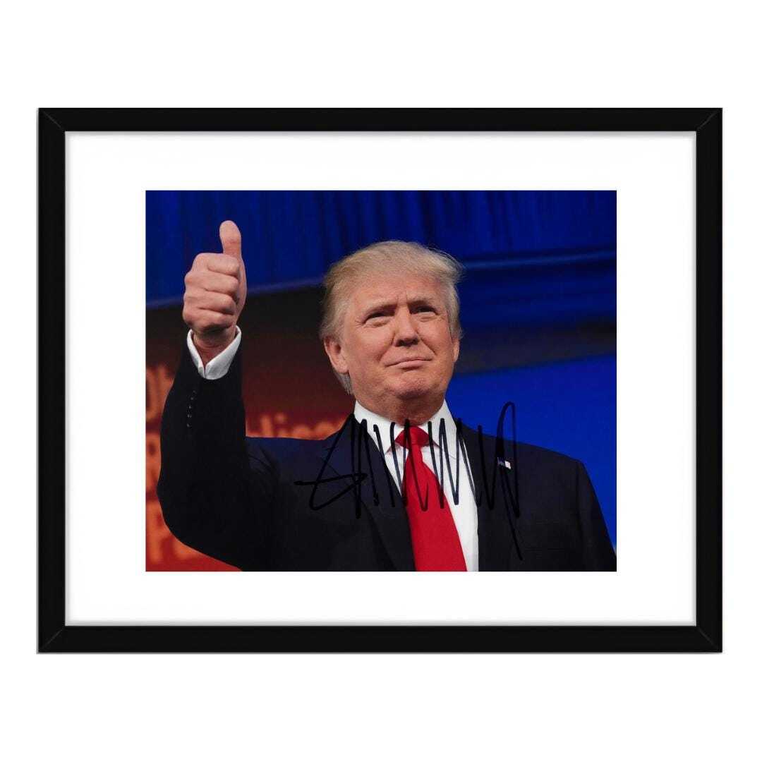 Donald Trump Signed Photo Reprint – 8x10 Art Print