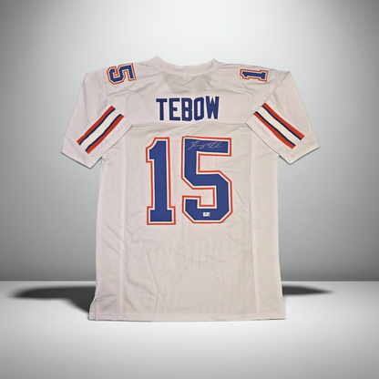 Tim Tebow Florida Gators autographed football jersey, product image