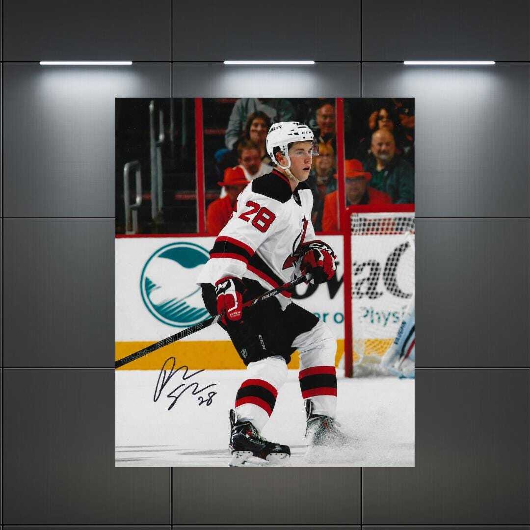 Damon Severson New Jersey Devils Signed Photo Reprint – 8x10 Art Print