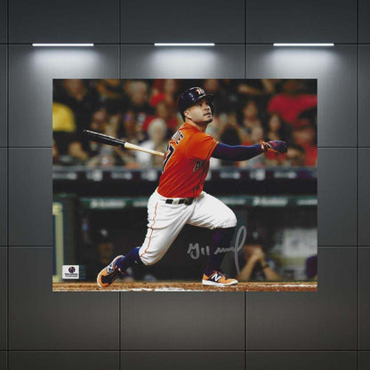 Jose Altuve Houston Astros signature-style photo reprint – 8x10 Art Print