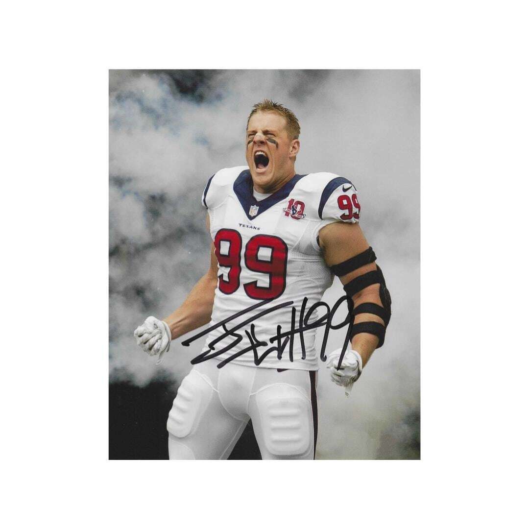 J.J. Watt Houston Texans Signed Photo Print Autograph Wall Art #3