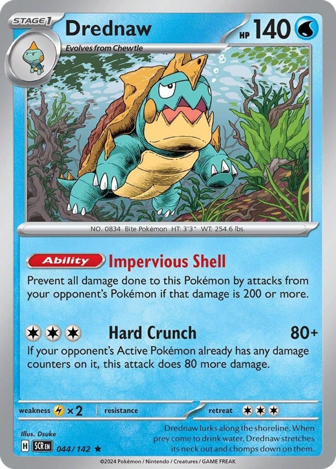 Drednaw (044/142) Scarlet & Violet Stellar Crown