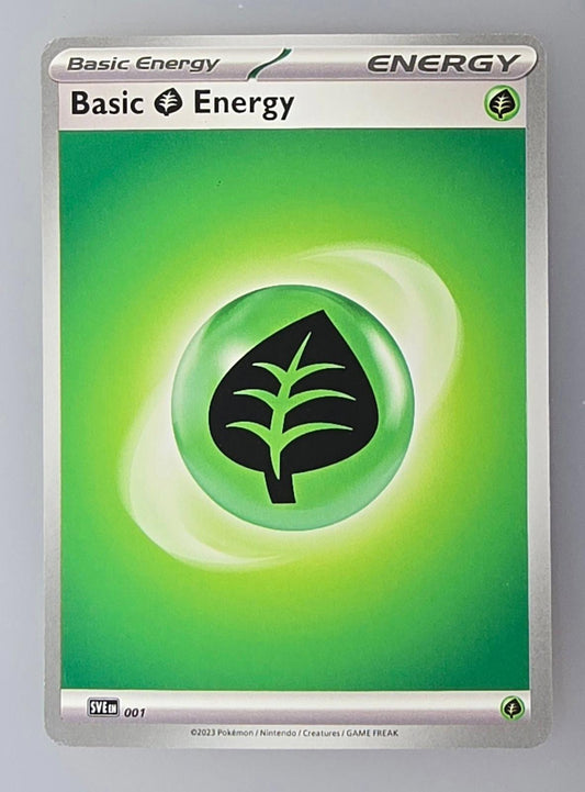 Pokémon Basic Grass Energy card Scarlet & Violet