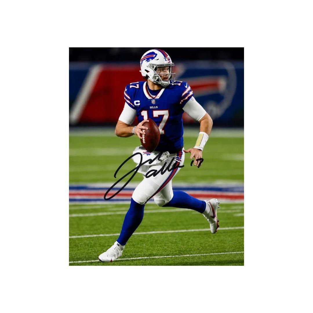 Josh Allen Buffalo Bills Signed Photo Print Autograph Wall Art #1