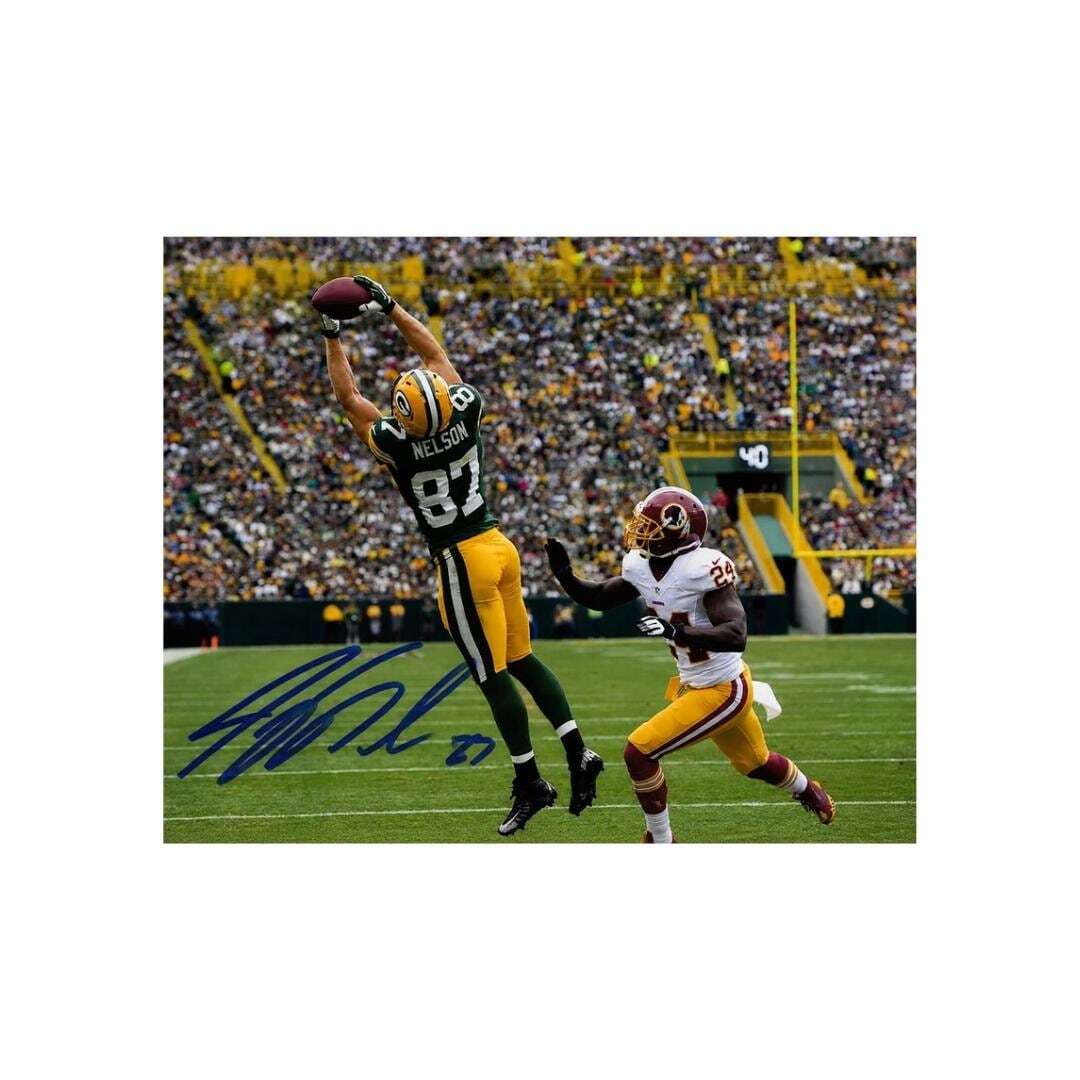 Jordy Nelson Green Bay Packers Signed Photo Print Autograph Wall Art