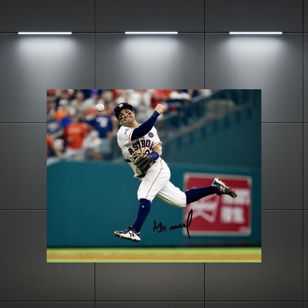 Jose Altuve Houston Astros Signed Photo Print Autograph Wall Art
