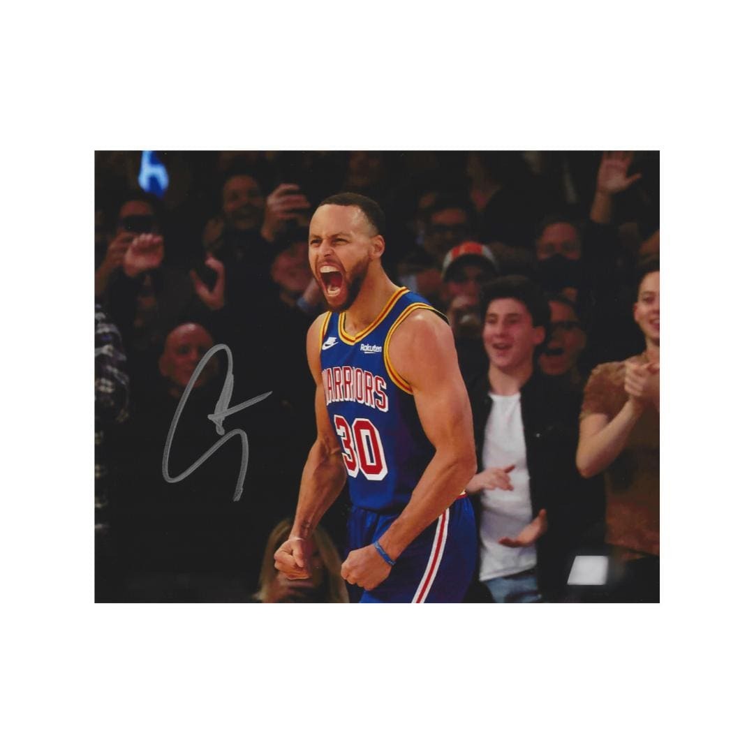 Stephen Curry Golden State Warriors Signed Photo Print Autograph Wall Art