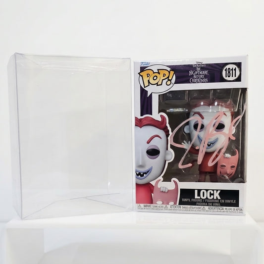 Tim Burton autographed Lock Funko Pop from The Nightmare Before Christmas, collectible photo 1