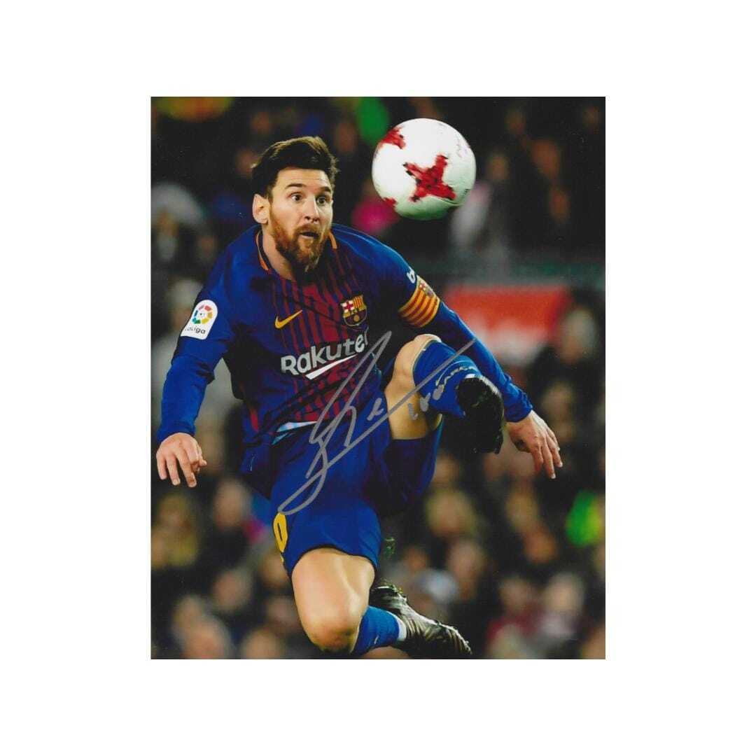 Lionel Messi Signed Photo Print Autograph Wall Art