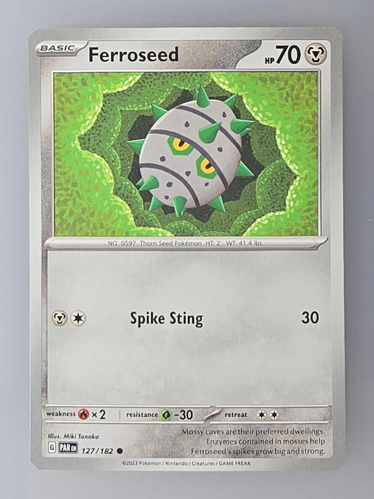 Ferroseed Pokémon Scarlet & Violet Paradox Rift set
