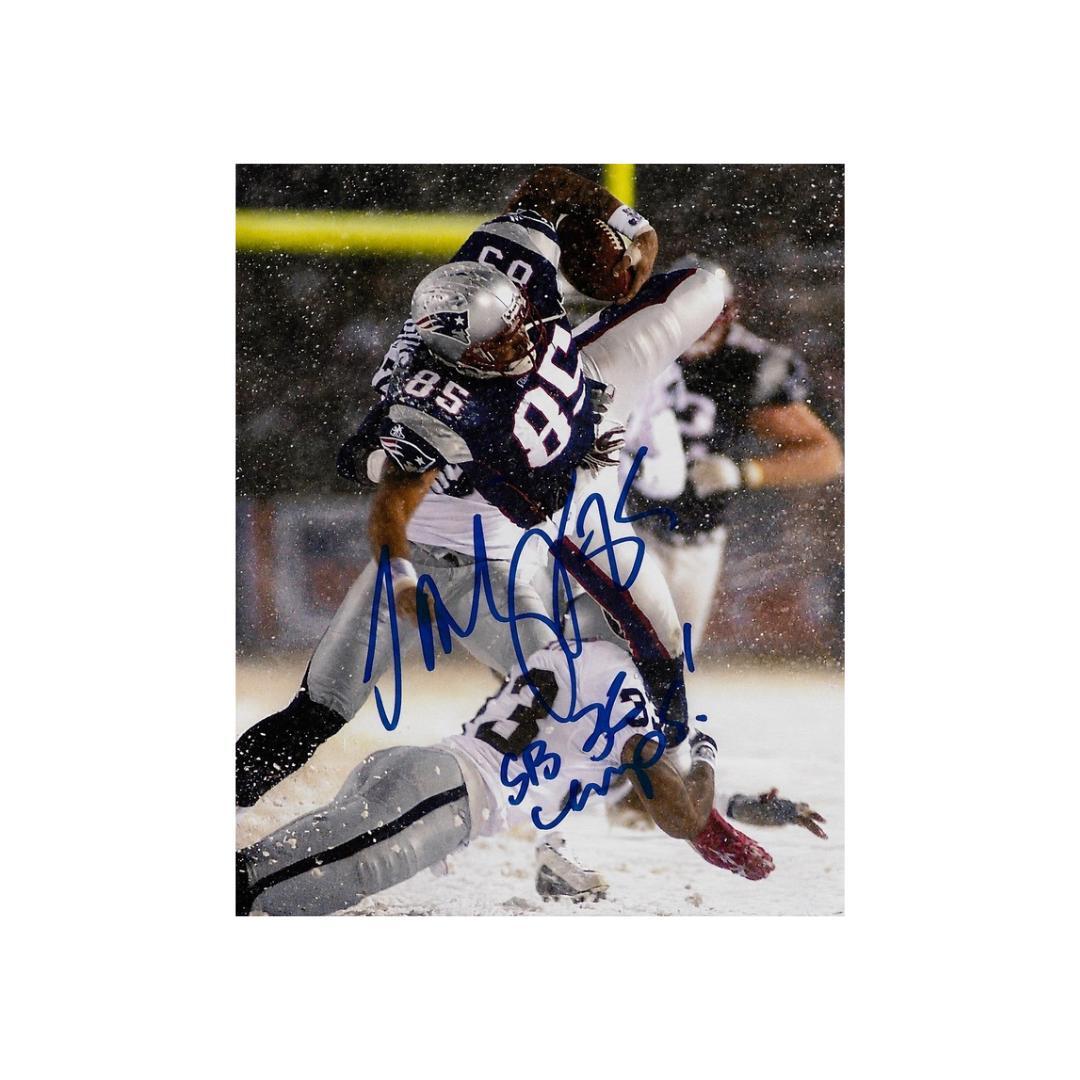 Jermaine Wiggins New Englands Patriots Signed Photo Print Autograph Wall Art