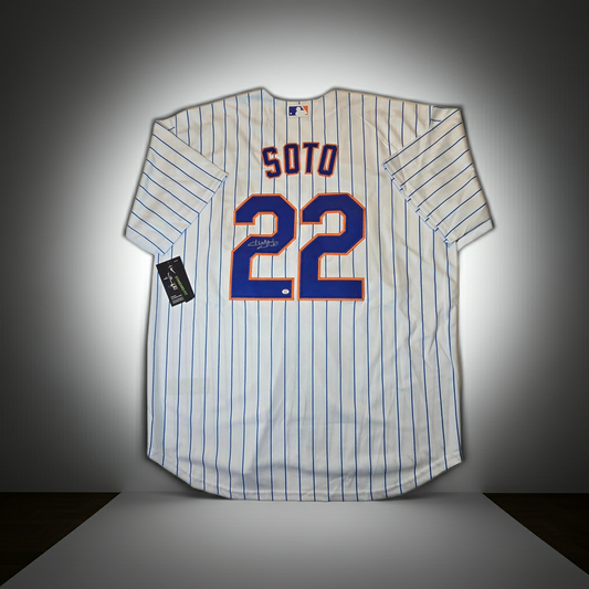 Juan Soto of the NY Mets autographed baseball jersey PAAS COA