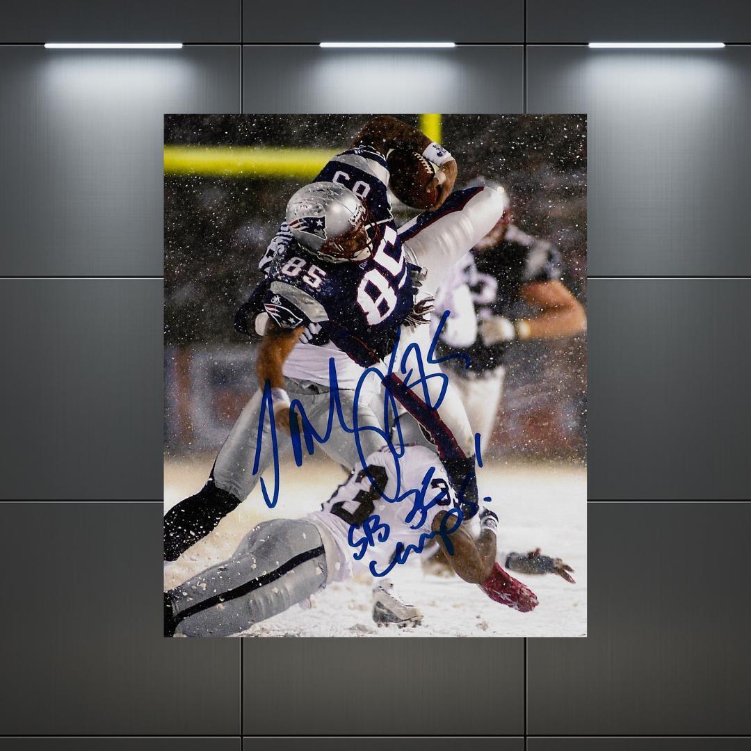 Jermaine Wiggins New Englands Patriots Signed Photo Print Autograph Wall Art