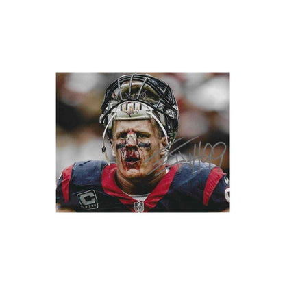 J.J. Watt Houston Texans signature-style photo reprint – 8x10 Art Print #2
