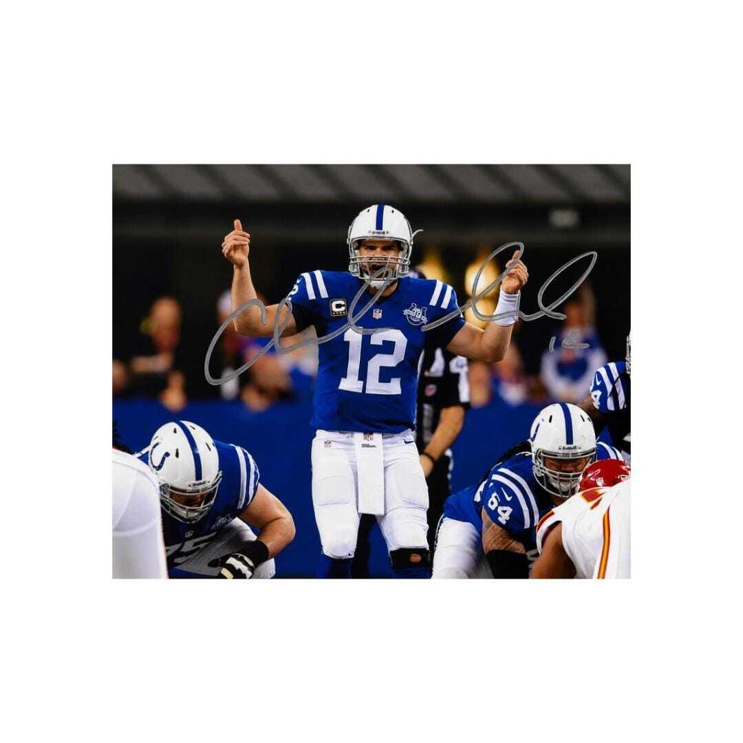 Andrew Luck Indianapolis Signed Photo Print Autograph Wall Art