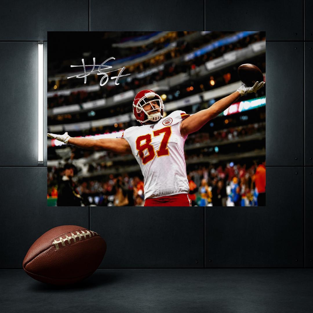 Travis Kelce Signed Photo Print Autograph Wall Art #1