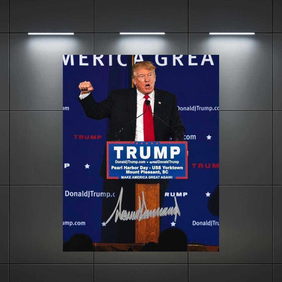 Donald Trump Signed Photo Reprint – 8x10 Art Print #2
