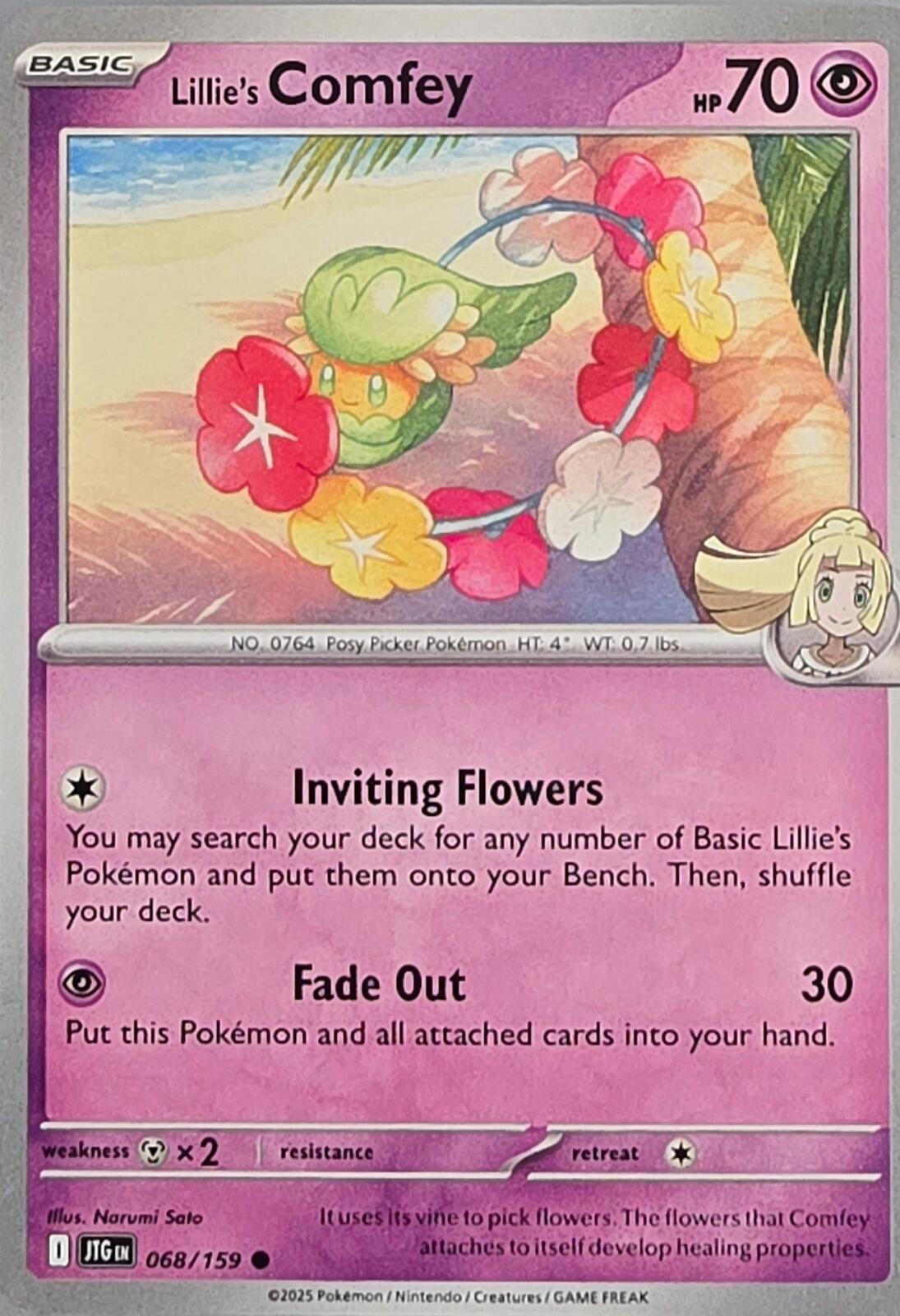 Lillie's Comfey card