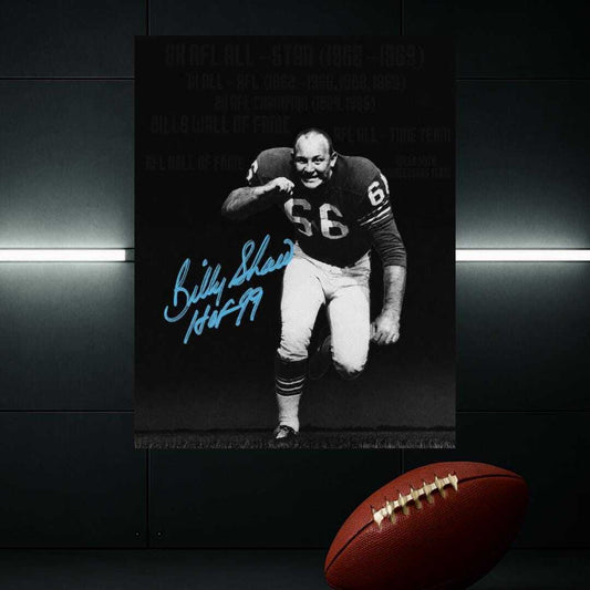 Billy Shaw Signed Photo Print Autograph Wall Art