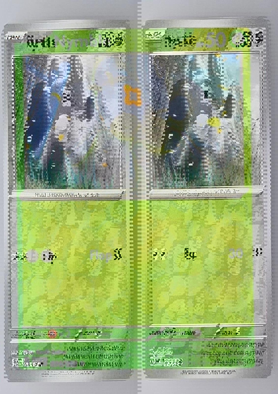 Nymble trading card from the Pokémon TCG: Scarlet & Violet