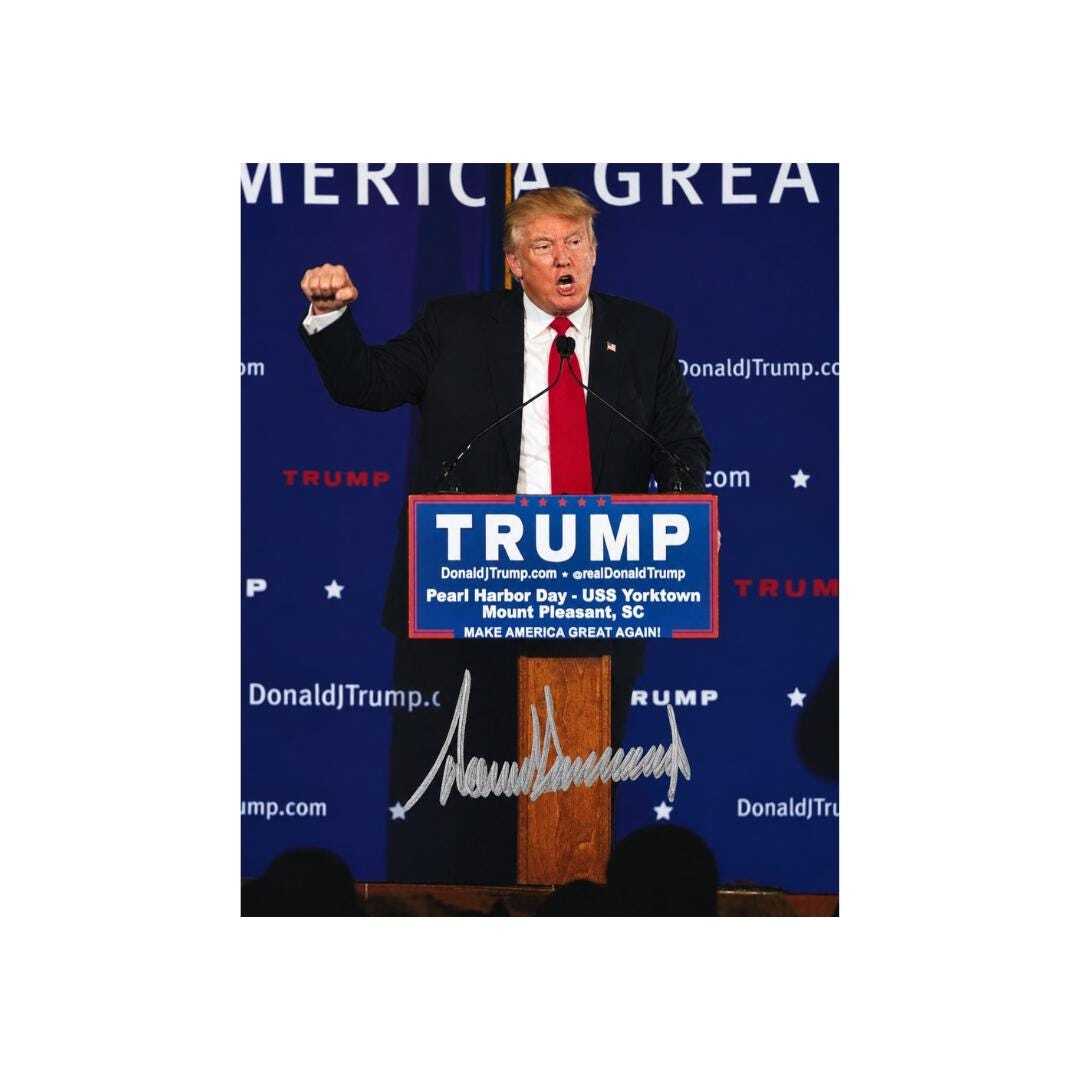 Donald Trump Signed Photo Reprint – 8x10 Art Print #2