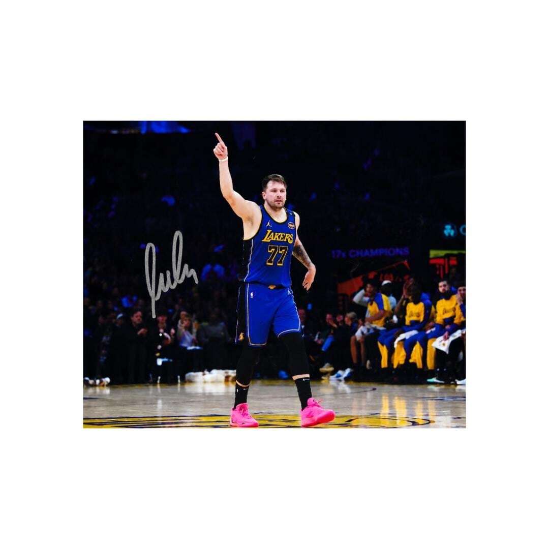 Luka Doncic Los Angeles Lakers Signed 8X10 Photo Print Autograph Wall Art