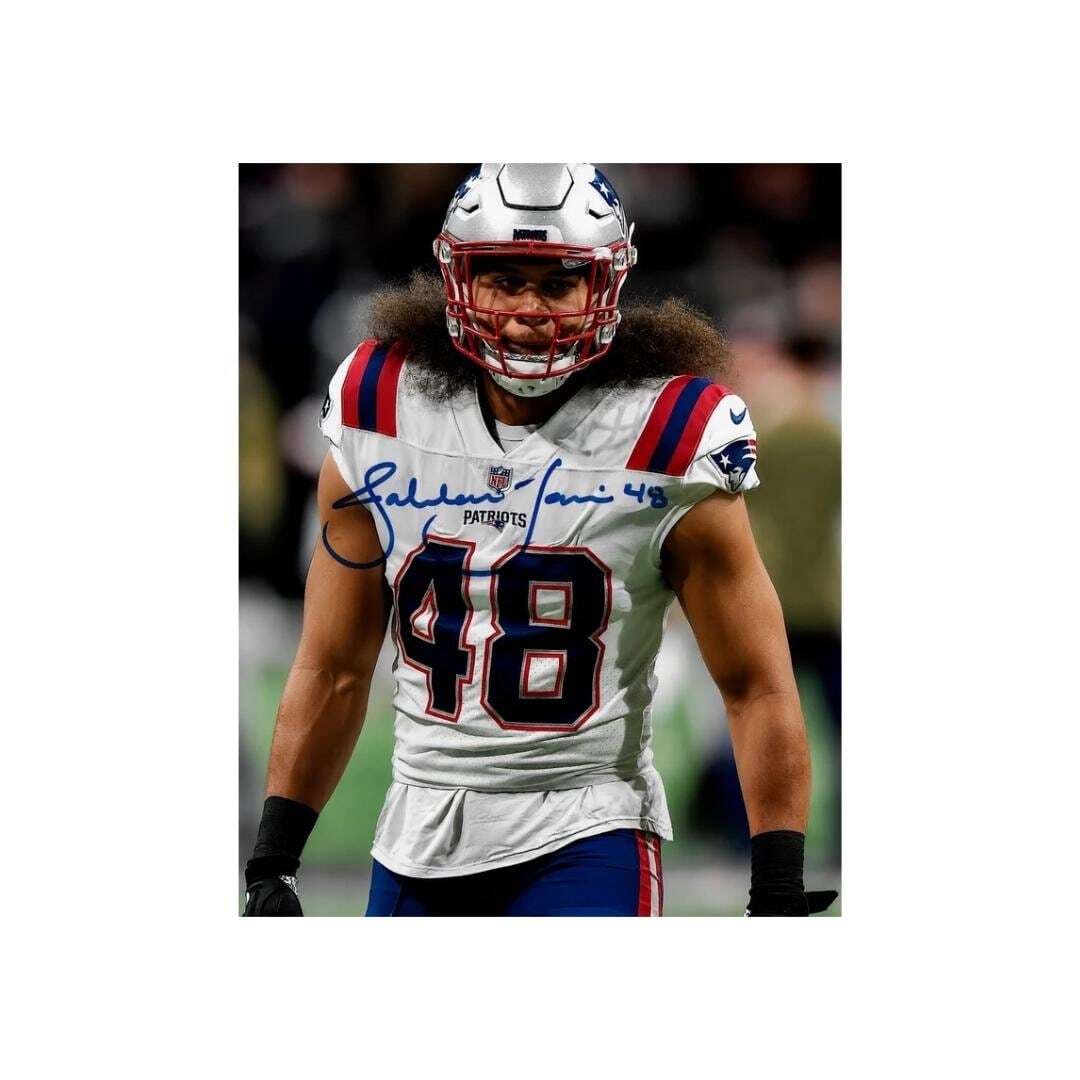 Jehlani Tavai New England Patriots Signed Photo Print Autograph Wall Art