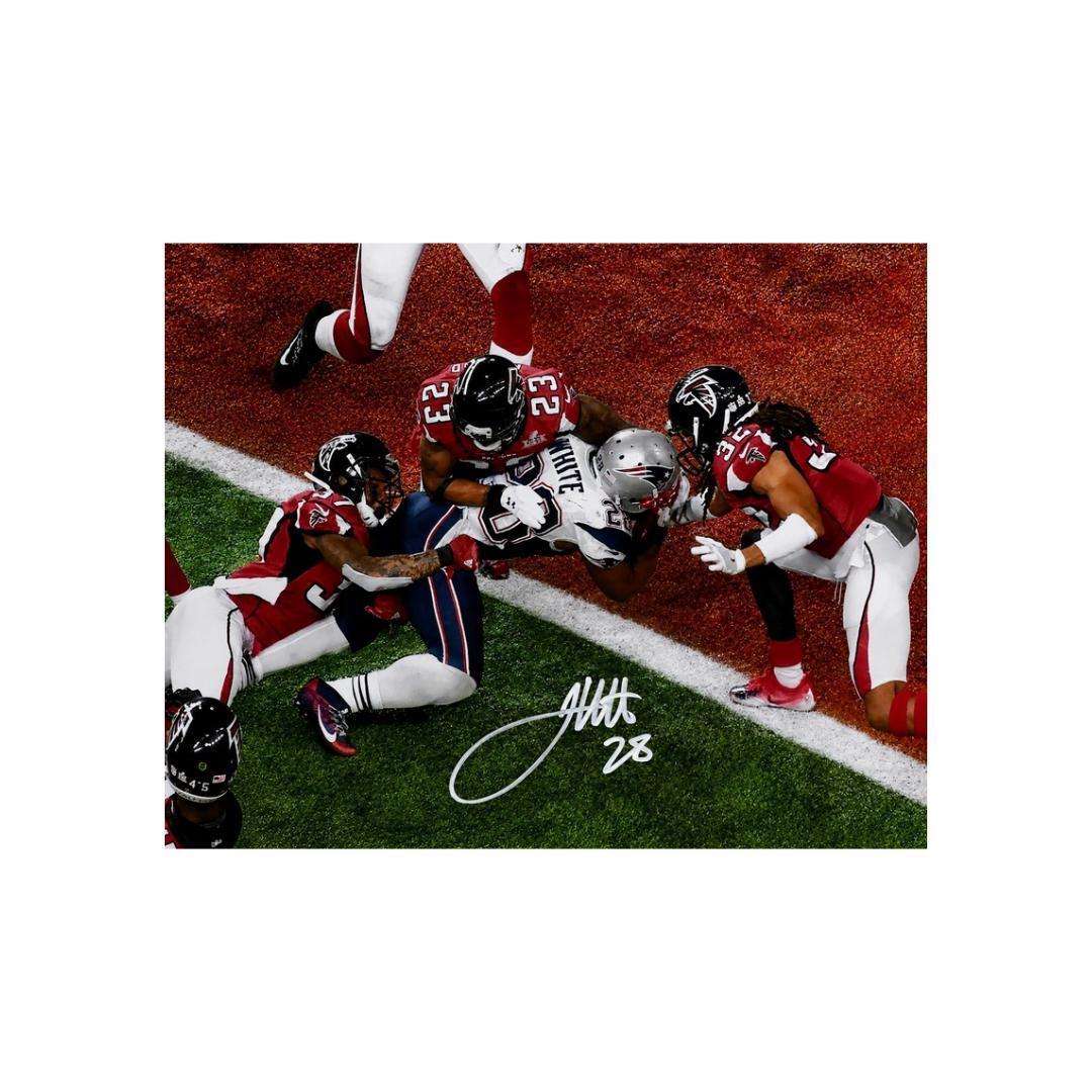 James White New Englands Signed Photo Print Autograph Wall Art