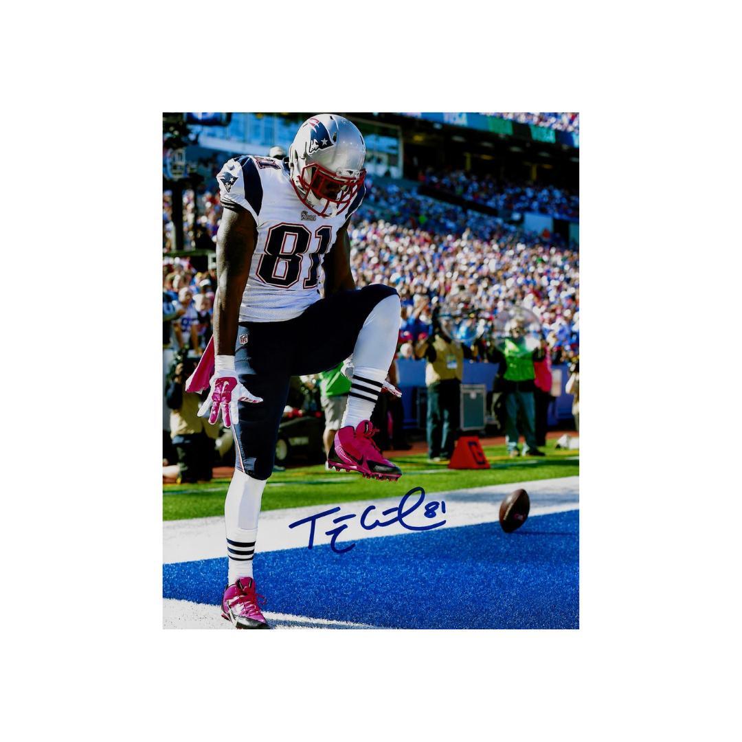 Tim Wright New England Patriots Signed Photo Print Autograph Wall Art
