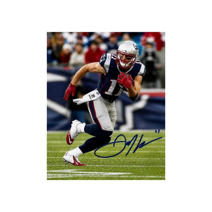 Julian Edelman New England Patriots printed signature-style 8x10 photo art reprint design 2, product image 2 of 3; not hand-autographed