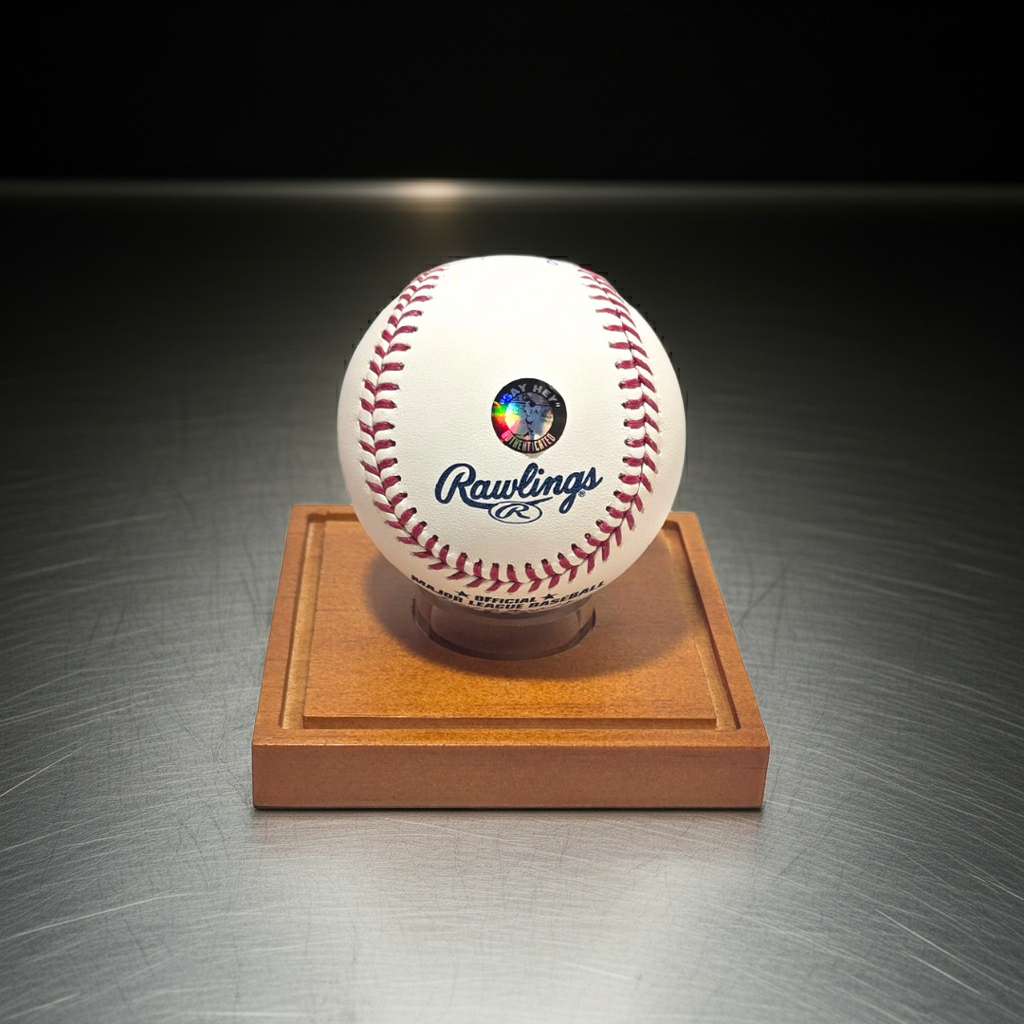 Willie Mays of the Giants signed 660HR ROMLB baseball Say Hey Authenticated HOLOGRAM