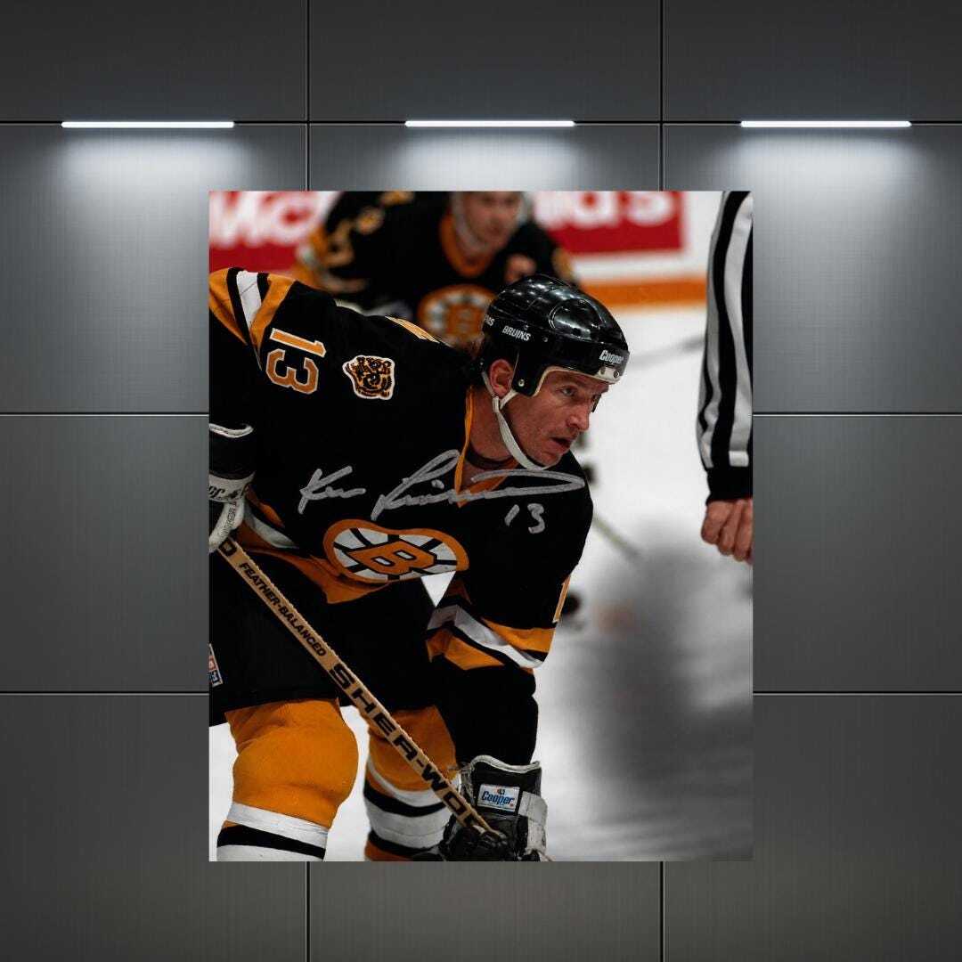 Ken Hodge Jr Boston Bruins Signed Photo Reprint – 8x10 Art Print