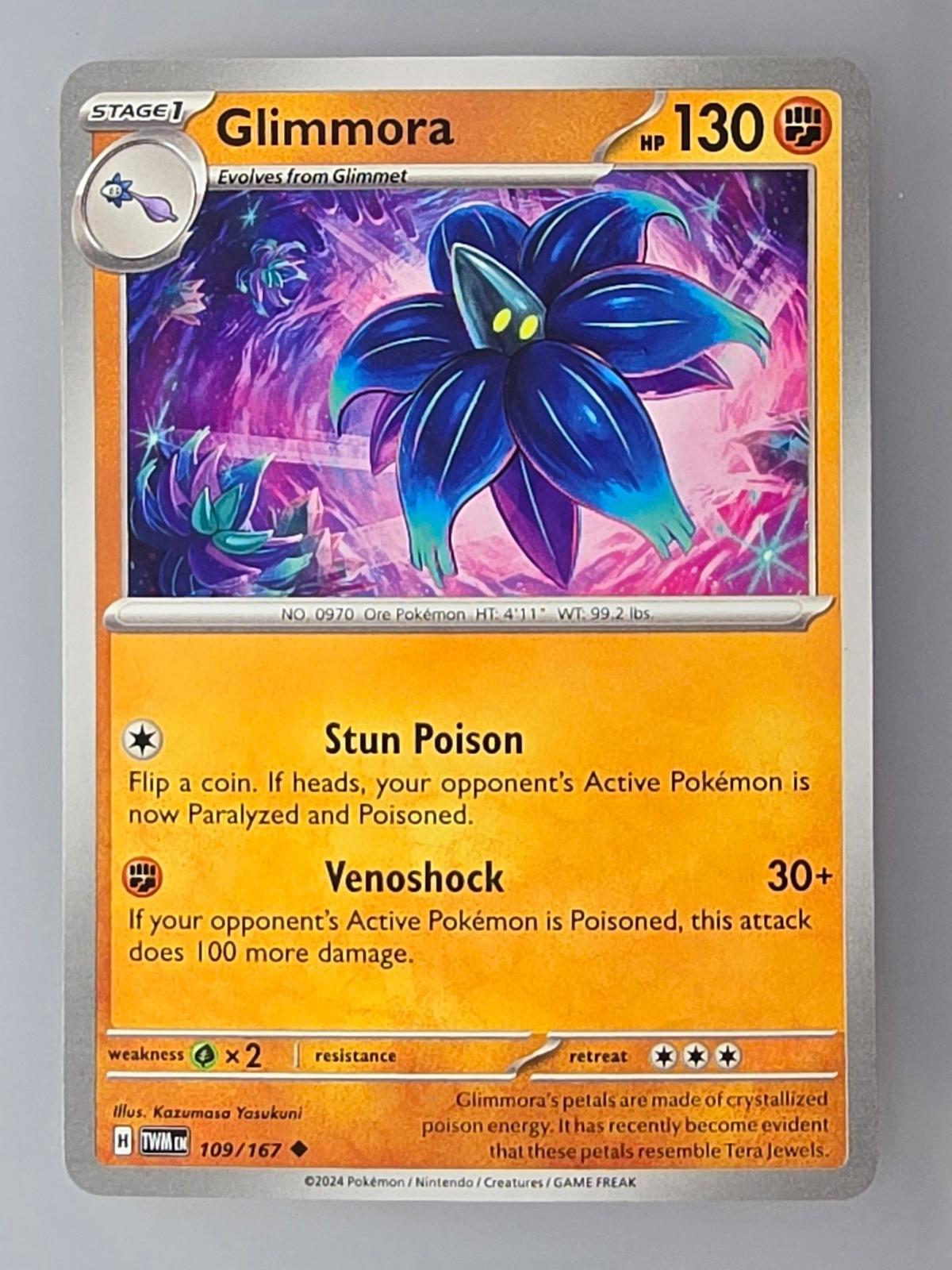 Uncommon Glimmora card from the Pokémon Trading Card