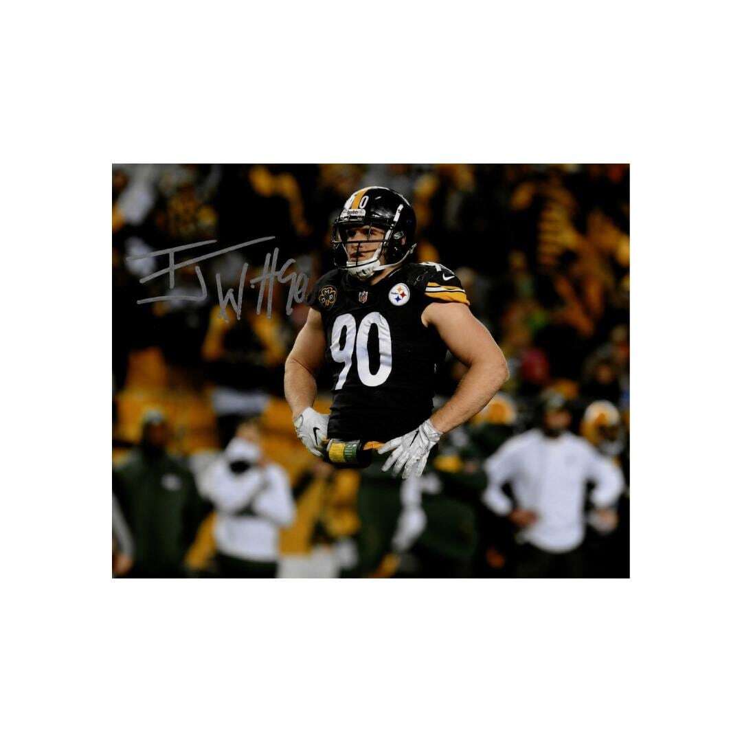 T.J. Watt Pittsburgh Steelers Signed Photo Print Autograph Wall Art