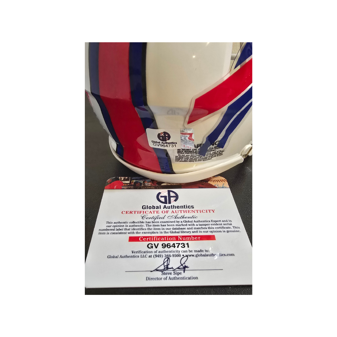 Amari Cooper Buffalo Bills Autographed Riddell Mini-Helmet coa - Fan Freaks